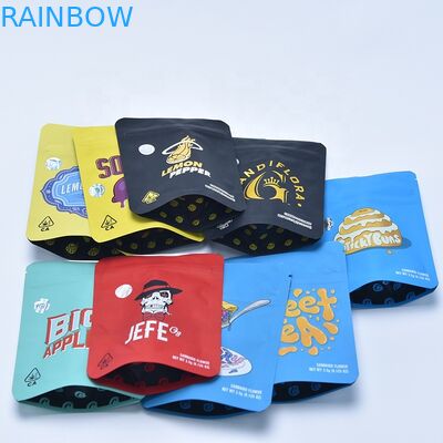 Torba Mylar na chwasty CBD Gummy Candy Bear Opakowanie do stojącej torby Aromat Herb Flower Dry Tobacco Retail Bag