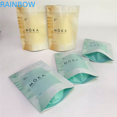 Torby do pakowania peelingów do ciała Druk cyfrowy Matowa folia aluminiowa Sole do kąpieli Torby do pakowania