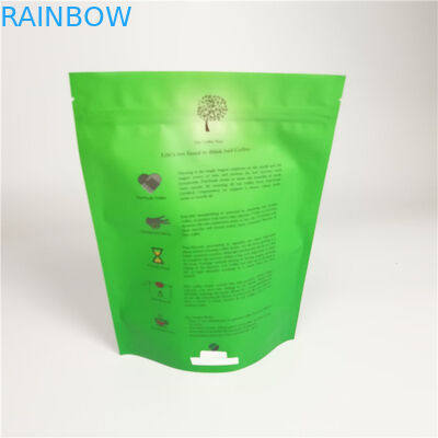 Torby do pakowania kawy nadające się do recyklingu klasy spożywczej z zamkiem błyskawicznym