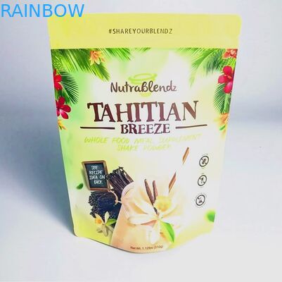 Niestandardowe akceptowane torby do pakowania przekąsek z woreczkiem z folii aluminiowej na zamek błyskawiczny