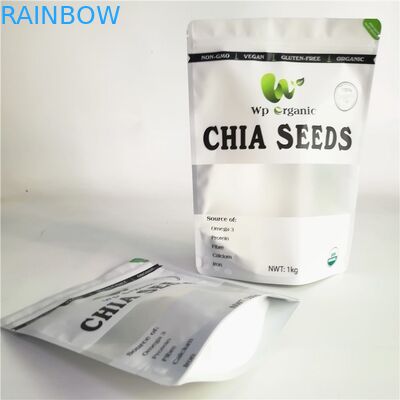 Druk cyfrowy Przezroczyste płaskie woreczki Zip Lock Dostosowane plastikowe torby