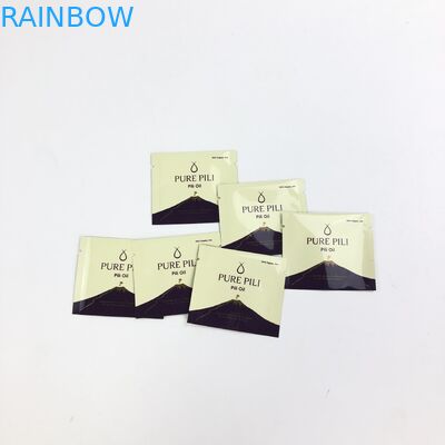 Saszetka kosmetyczna z niestandardowym nadrukiem z folii aluminiowej z trójstronnym uszczelnieniem do pakowania próbek