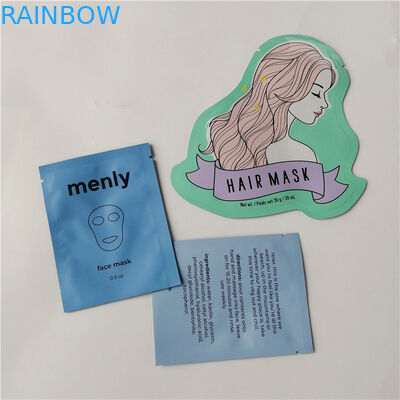 Matowe niebieskie kosmiczne torby opakowaniowe na zamówienie, płaskie saszetki z folii