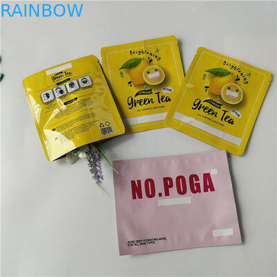 Matowe niebieskie kosmiczne torby opakowaniowe na zamówienie, płaskie saszetki z folii