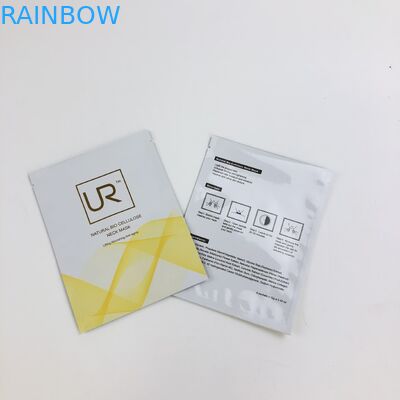 spersonalizowana etykieta 3-stronna zgrzewana płaska torebka z kremem kosmetycznym z mylaru