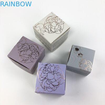 Matowe wykończenie Lekkie opakowanie papierowe Składane pudełko do pakowania olejków eterycznych