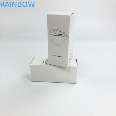 Hurtowa niestandardowa folia matowa do tłoczenia na gorąco z 350g białej tektury do pakowania próbek kosmetycznych w pudełku papierowym do rzęs