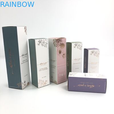 Niestandardowa błyszcząca folia matowa UV o grubości 400 g Biały karton do pakowania w pudełka kosmetyczne z olejem arganowym