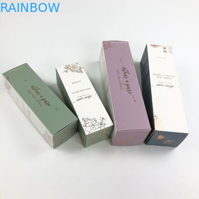 Niestandardowa błyszcząca folia matowa UV o grubości 400 g Biały karton do pakowania w pudełka kosmetyczne z olejem arganowym