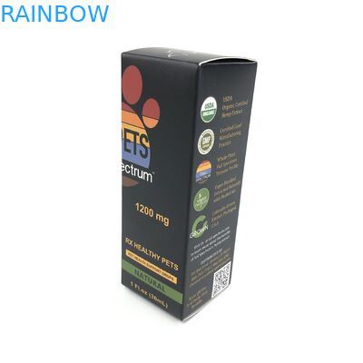 Niestandardowa błyszcząca folia o grubości 400g Biała tektura na leki Spary Butelki z biżuterią Opakowanie kartonowe