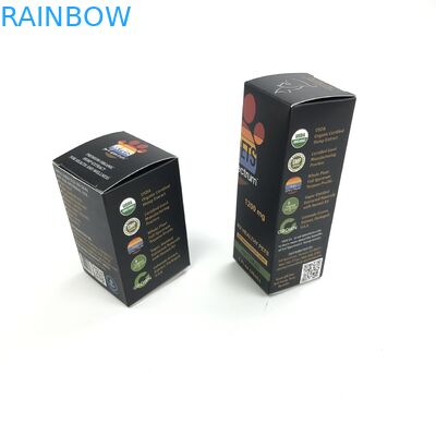 Niestandardowa błyszcząca folia o grubości 400g Biała tektura na leki Spary Butelki z biżuterią Opakowanie kartonowe