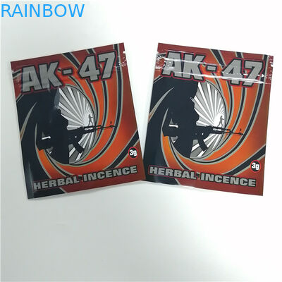 Cmyk 100 mikronów Ziołowe torebki do pakowania kadzideł 4g