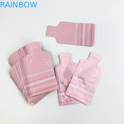 OEM Niestandardowy różowy rozmiar logo z możliwością ponownego uszczelnienia z przezroczystym okienkiem do etui do pakowania suchych orzechów owocowych