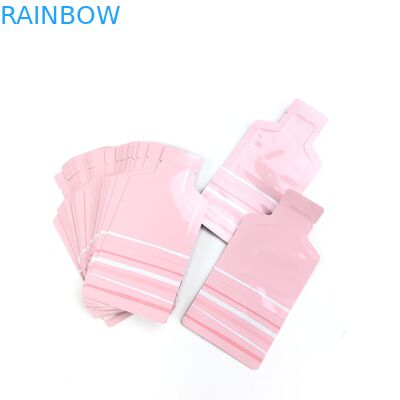 OEM Niestandardowy różowy rozmiar logo z możliwością ponownego uszczelnienia z przezroczystym okienkiem do etui do pakowania suchych orzechów owocowych