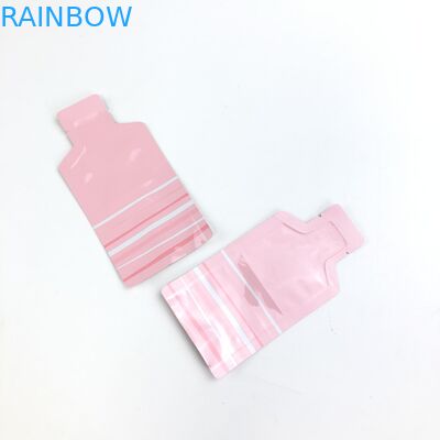 OEM Niestandardowy różowy rozmiar logo z możliwością ponownego uszczelnienia z przezroczystym okienkiem do etui do pakowania suchych orzechów owocowych