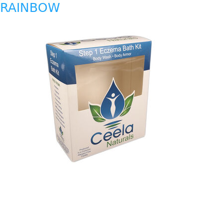 Niestandardowe tanie na próbki kosmetyczne Naszyjnik z biżuterią Opakowanie papierowe pudełko z przezroczystym oknem Tanie pudełko papierowe