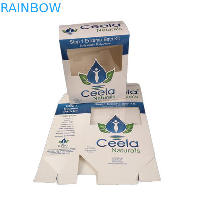 Niestandardowe tanie na próbki kosmetyczne Naszyjnik z biżuterią Opakowanie papierowe pudełko z przezroczystym oknem Tanie pudełko papierowe