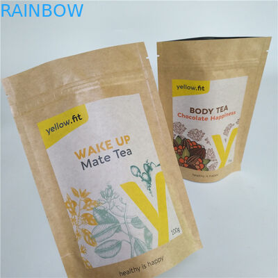Kompostowalna torebka na herbatę do pakowania mąki Torby papierowe Kraft na karmę dla zwierząt domowych