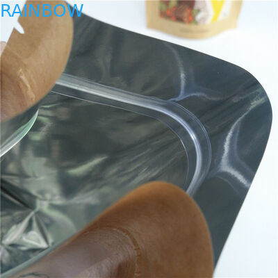 Kompostowalna torebka na herbatę do pakowania mąki Torby papierowe Kraft na karmę dla zwierząt domowych