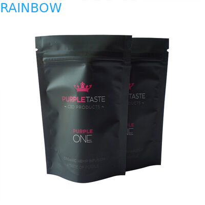 14g 28g Worek foliowy CBD z nadrukiem odpornym na zapachy z zamkiem błyskawicznym