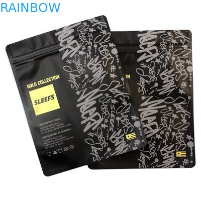 Promocyjna koszulka z nadrukiem na zamek błyskawiczny Zamek błyskawiczny Przezroczyste opakowanie Opp Worek foliowy na odzież