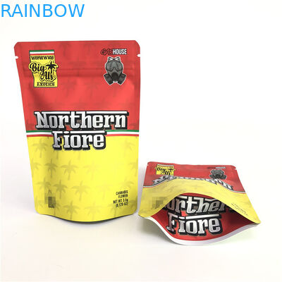 Gummy Mylar PE CMYK 180mic Ziołowy druk offsetowy