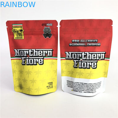 Gummy Mylar PE CMYK 180mic Ziołowy druk offsetowy