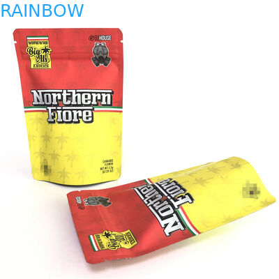 Gummy Mylar PE CMYK 180mic Ziołowy druk offsetowy