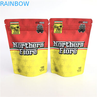 Gummy Mylar PE CMYK 180mic Ziołowy druk offsetowy