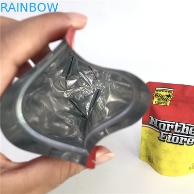 Gummy Mylar PE CMYK 180mic Ziołowy druk offsetowy