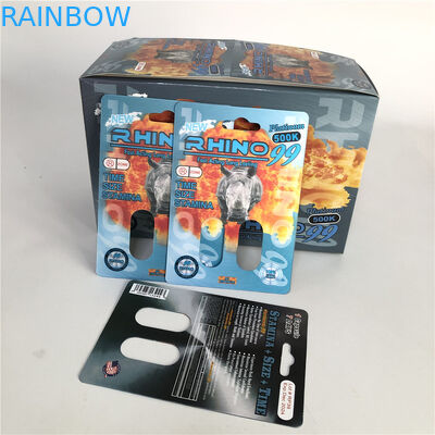 Rhino 99 500k Double Hole 3D Rhino Cards dla męskiej tabletki wzmacniającej