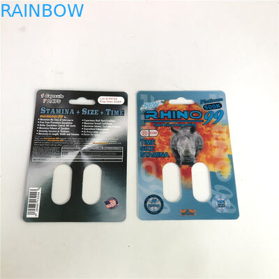 Rhino 99 500k Double Hole 3D Rhino Cards dla męskiej tabletki wzmacniającej