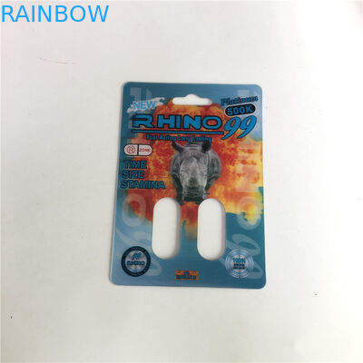 Rhino 99 500k Double Hole 3D Rhino Cards dla męskiej tabletki wzmacniającej