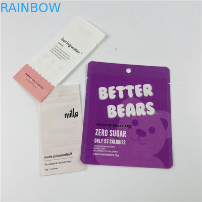 Gravnre Printing MOPP VMPET Three Side Seal Bag Ziplock