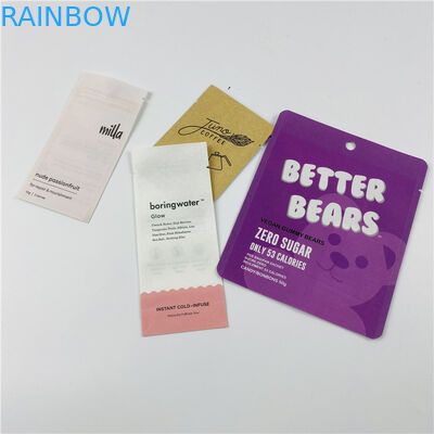 Gravnre Printing MOPP VMPET Three Side Seal Bag Ziplock