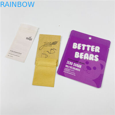 Druk cyfrowy Saszetka kompostowalna MOPP Ziplock Płaska torba 23x35cm