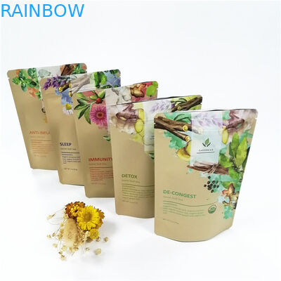 Biodegradowalny pokrowiec Stand Up Low Moq CMYK VMPET 100 mikronów