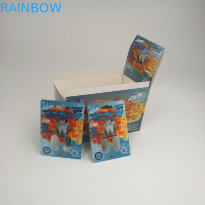 FDA 200mic Rhino 7 50000 3D Blister Card odporny na wilgoć