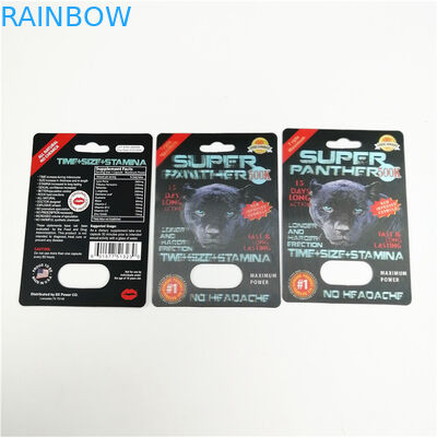 Druk wklęsły 350g Biała tablica Blister 3D z naklejką samoprzylepną