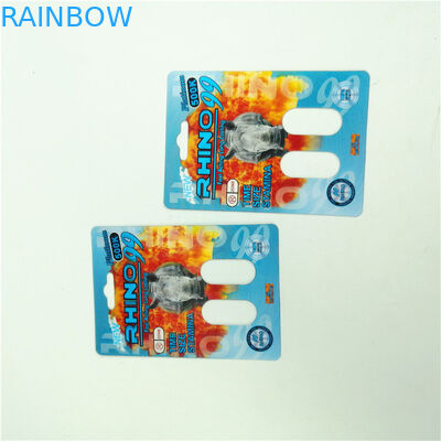 Blister Rhino Opakowanie 350g Biała tablica Male Enhancement Capsule