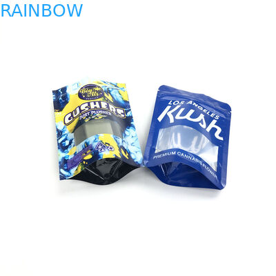 CBD 3,5g miękka w dotyku torebka na ciastka, odporna na zapachy Mylar, zabezpieczona przed dziećmi woreczek foliowy