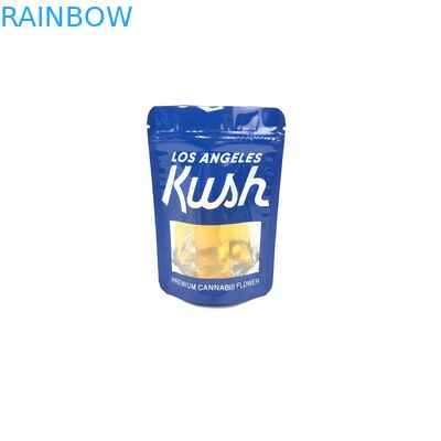 Niestandardowe logo dla nasion mąki pszennej z zamkiem błyskawicznym Bolsa Sac Plastique Stand Up Pouch Bags Okienko kosmetyczne