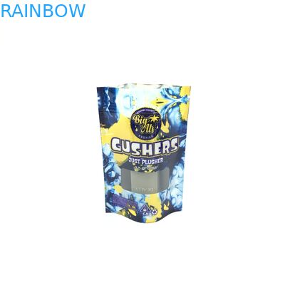 Niestandardowe logo dla nasion mąki pszennej z zamkiem błyskawicznym Bolsa Sac Plastique Stand Up Pouch Bags Okienko kosmetyczne