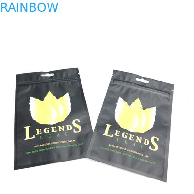 Matowa folia MOPP VMPET Zamykana na zamek torba na tytoń do papierosów