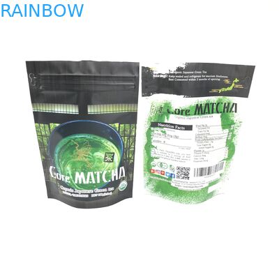 Pokrowiec MOPP Resealable Stand Up Pouch 120 mikronów na zieloną herbatę
