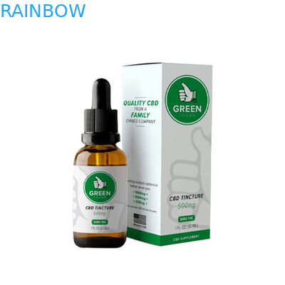 Kolorowe drukowanie CMYK 120mic Pojemnik na butelkę z kroplomierzem CBD