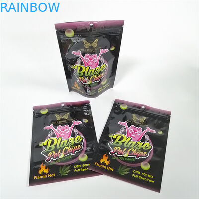 100 mikronów MOPP Food Stand Up Pouch 100 mg Candy Gummies Bear