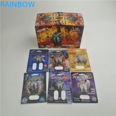 MOPP Black Panther 500k Rhino 8 500k 3D Lenticular Card CMYK
