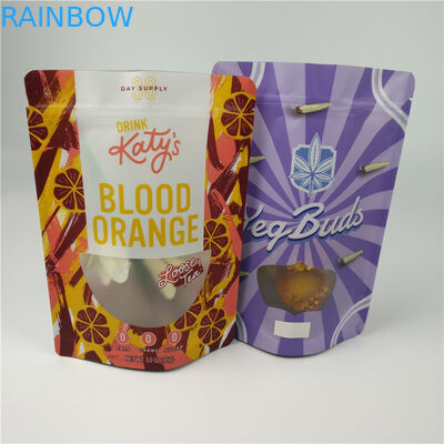 Wyjdź Ziplock Edibles Mylar Packaging Bag Druk wklęsły