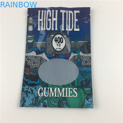 Trzy boczne uszczelnienie Ziplock Mylar Mylar z nadrukiem na zamówienie Odporny na zapach jadalny